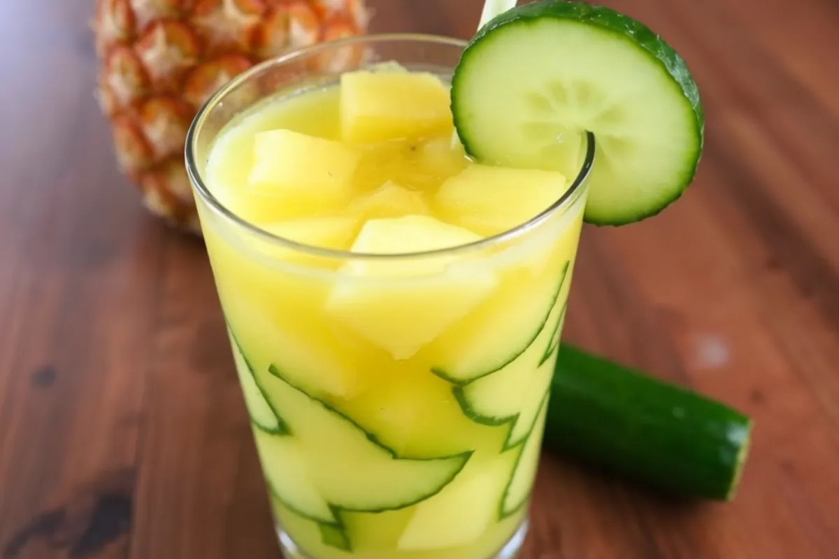 Pineapple and Cucumber Juice