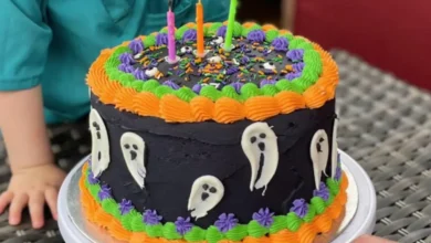 halloween birthday cake