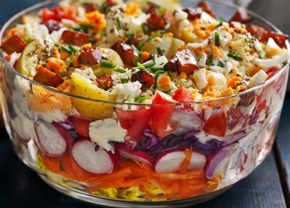 American Layered Salad Recipe