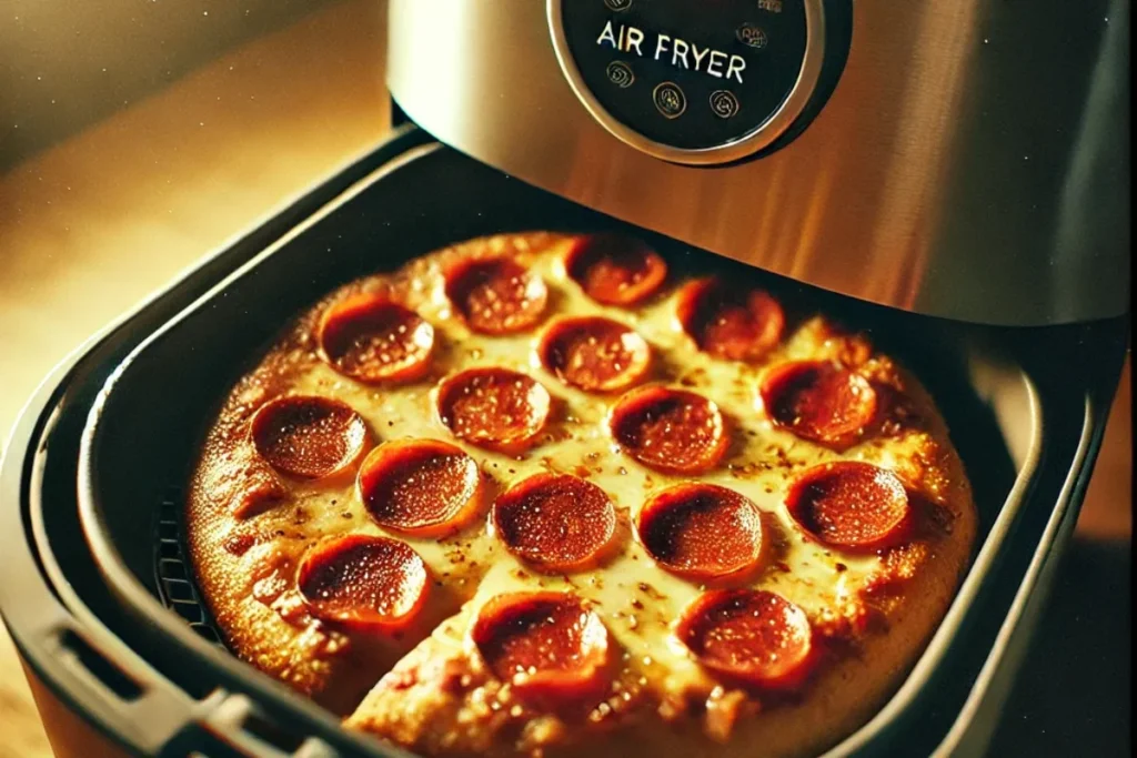 How long do you put pizza in the air fryer