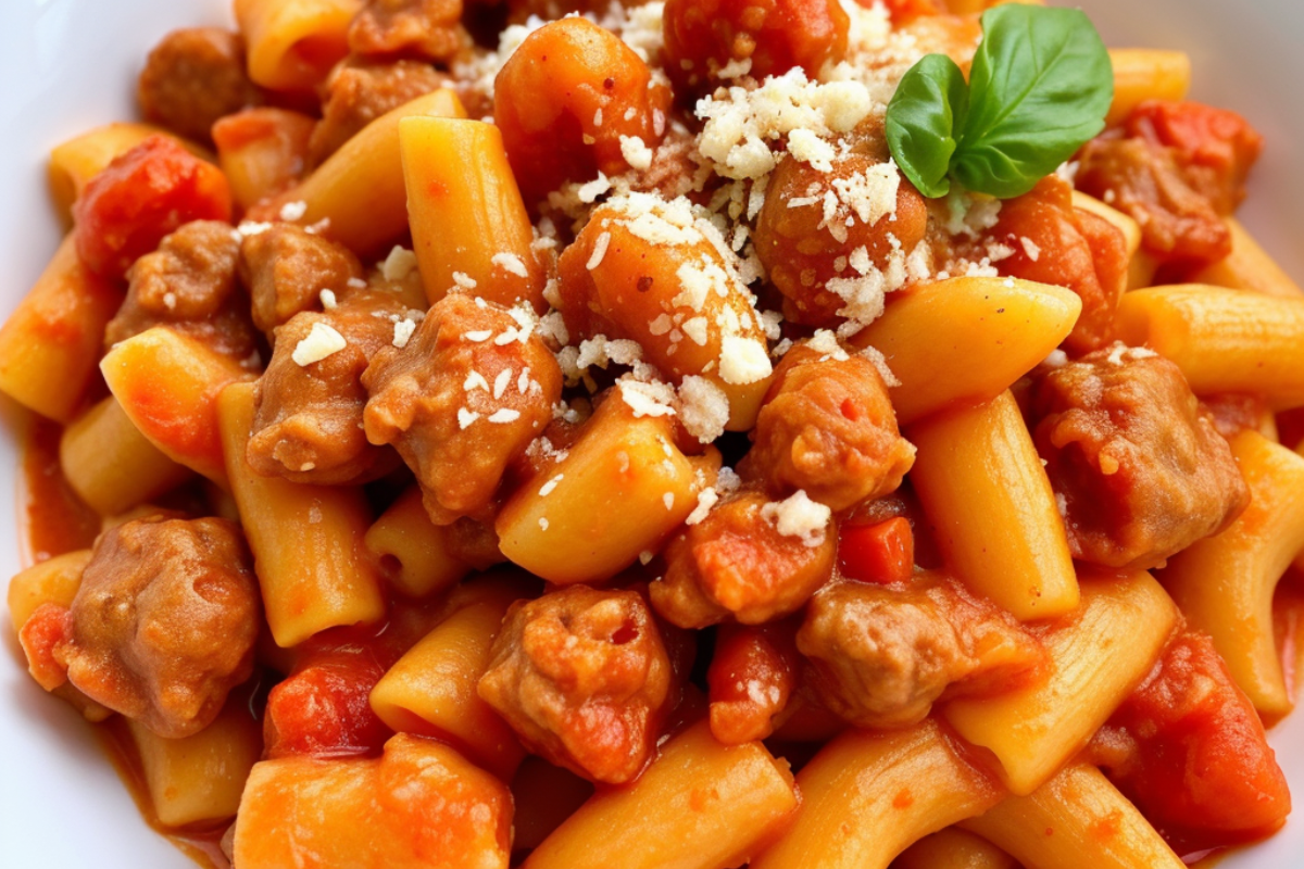 Spicy Sausage Cavatappi1