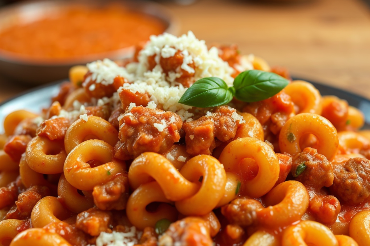 Spicy Sausage Cavatappi2