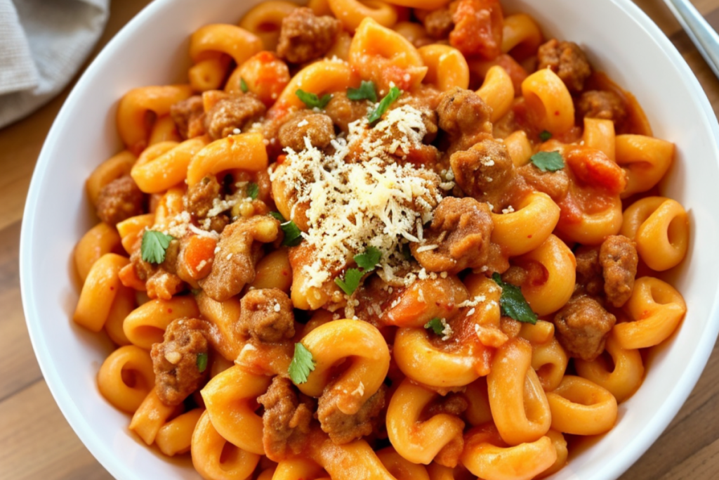 Spicy Sausage Cavatappi3