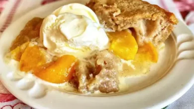 peach cobbler with cake mix