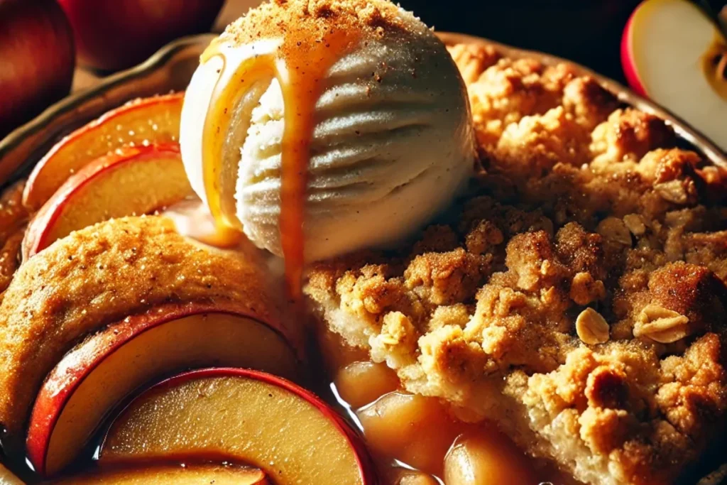 Apple Cobbler and Apple Crumble