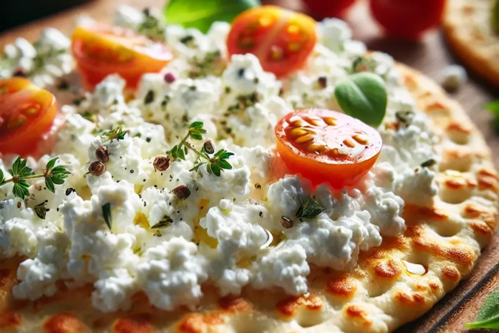 Cottage cheese flatbread