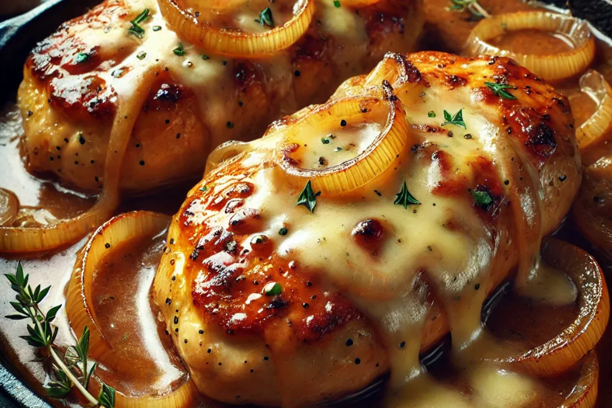 french onion chicken