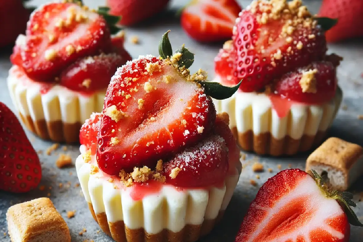 No Bake Strawberry Cheesecake Bites2