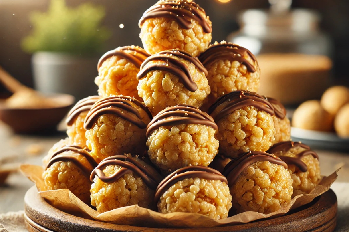 Peanut Butter Rice Krispie Balls