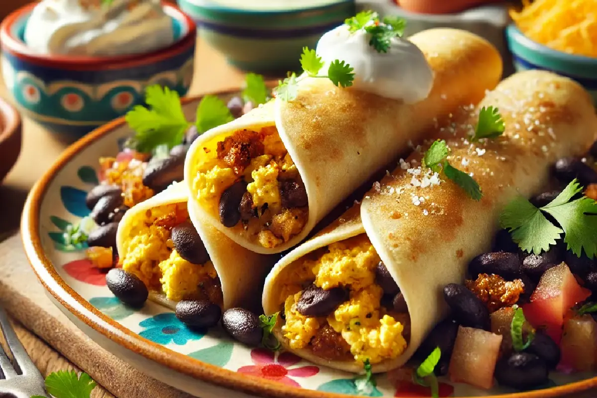 Can you eat taquitos for breakfast