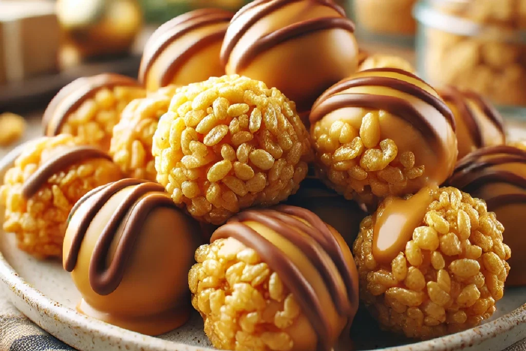 Peanut Butter Rice Krispie Balls