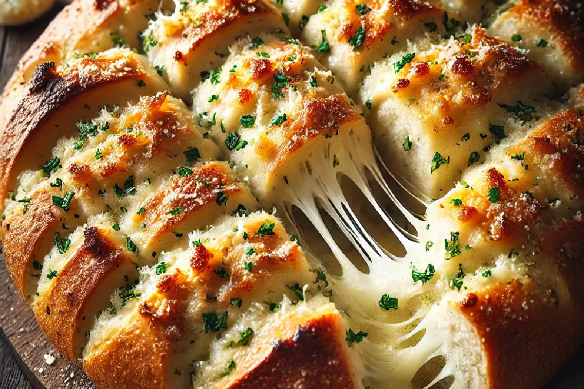 Pull Apart Garlic Bread2