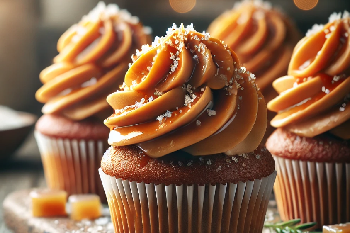 salted caramel cupcakes