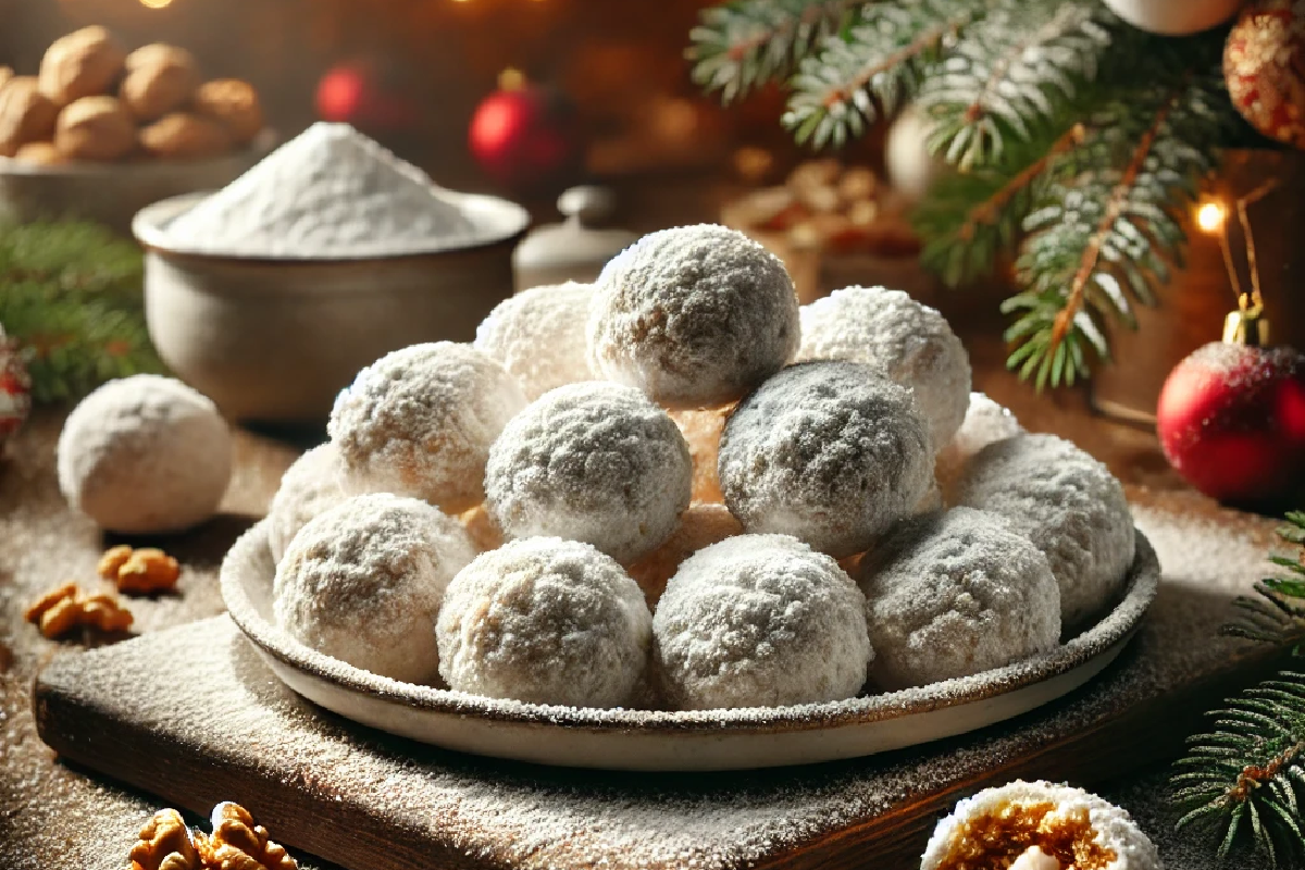 Christmas Snowball Cookies