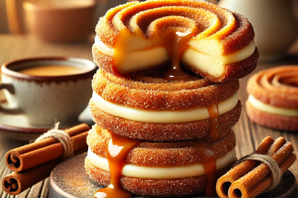 Churro Cheesecake Cookies