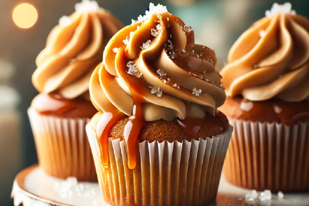 salted caramel cupcakes