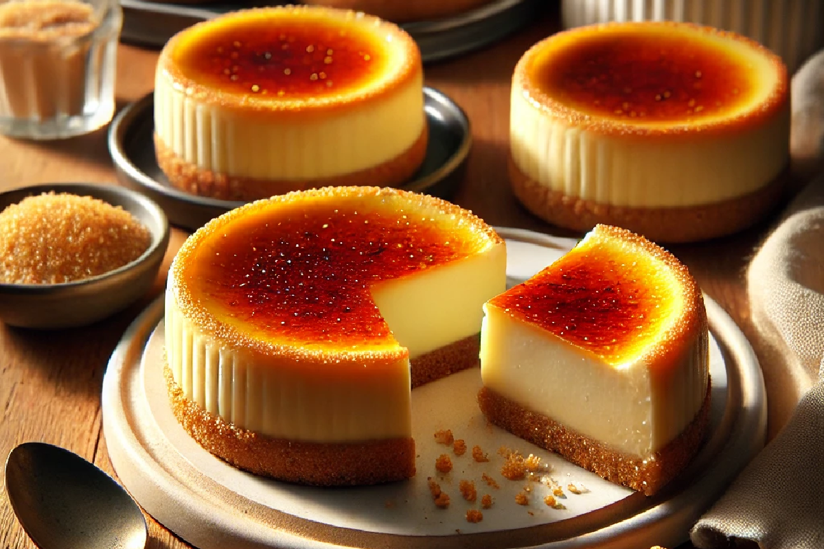 Mini Crème Brûlée Cheesecakes