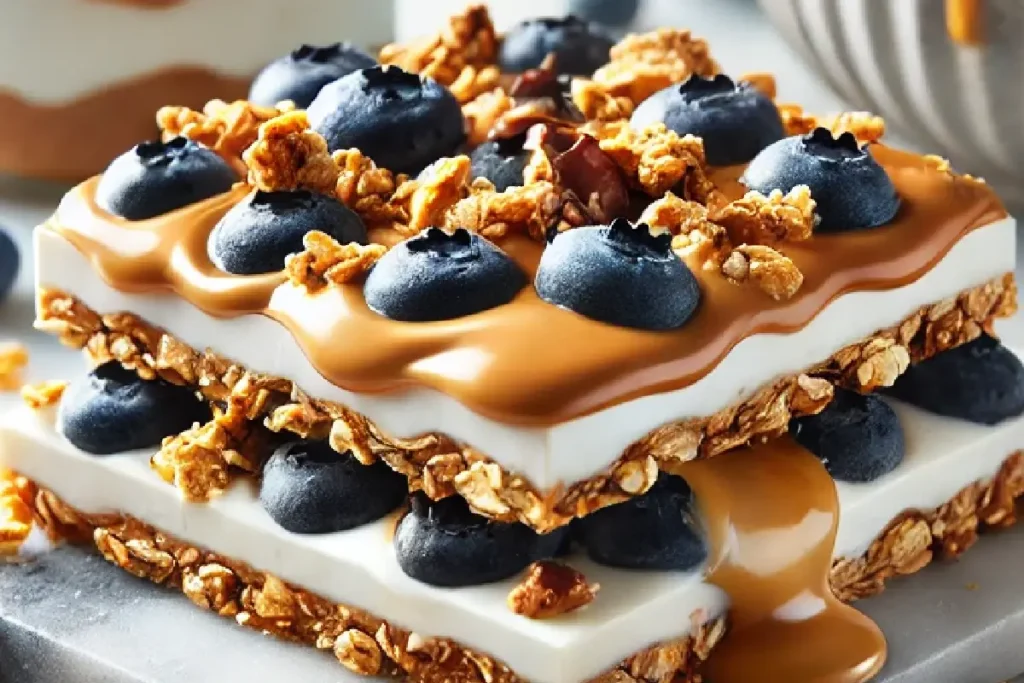 greek yogurt bark peanut butter