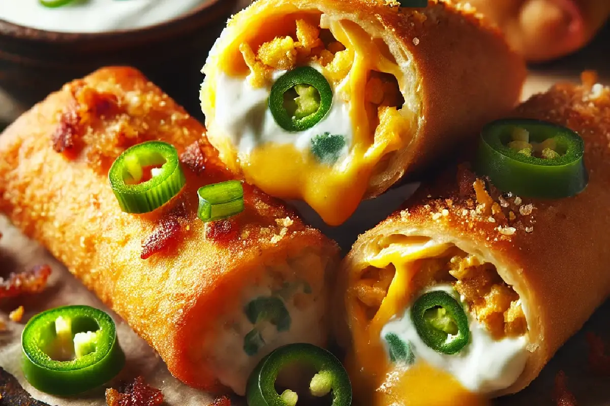 Jalapeño Popper Egg Rolls