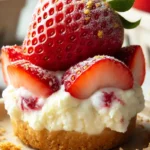 No Bake Strawberry Cheesecake Bites