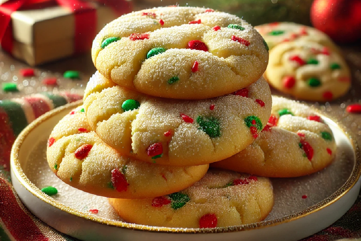 Christmas Ooey Gooey Butter Cookies