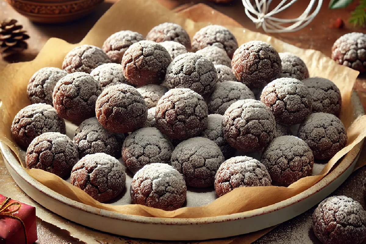 Classic Chocolate Snowball Cookies