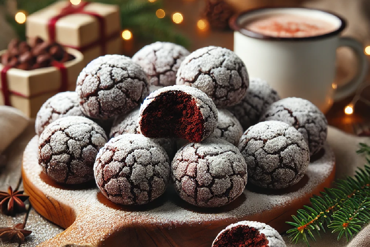 Classic Chocolate Snowball Cookies