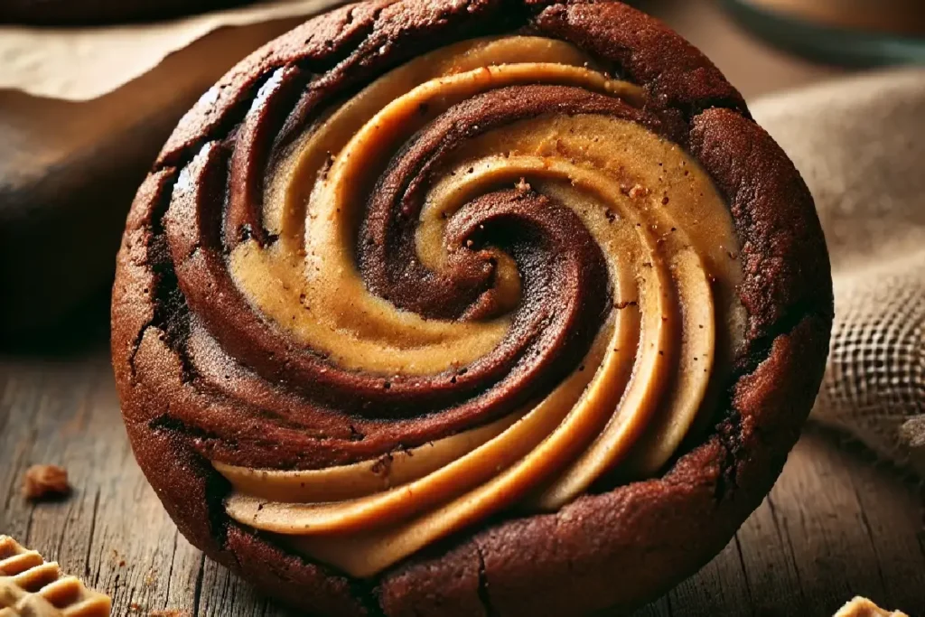 peanut butter brownie swirl cookies