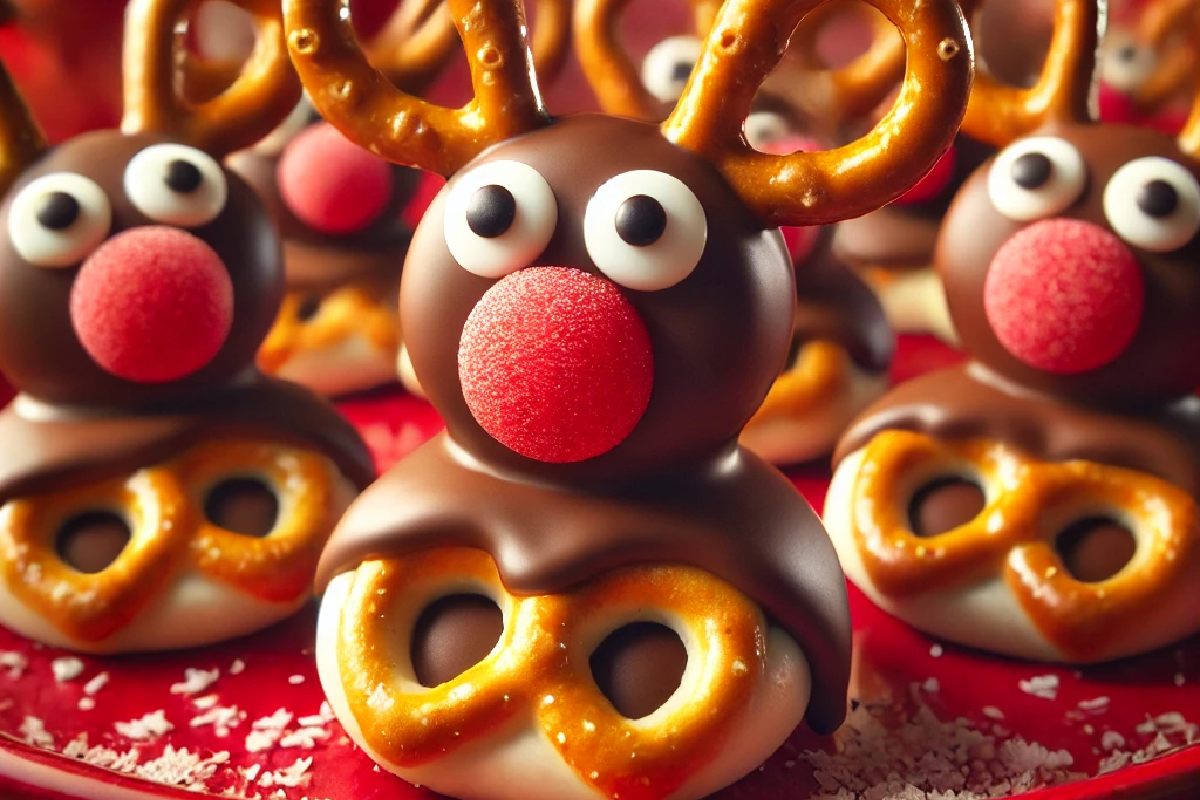 Rudolph Pretzel Treats