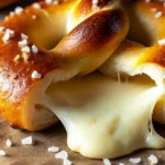 Mozzarella Stuffed Soft Pretzels