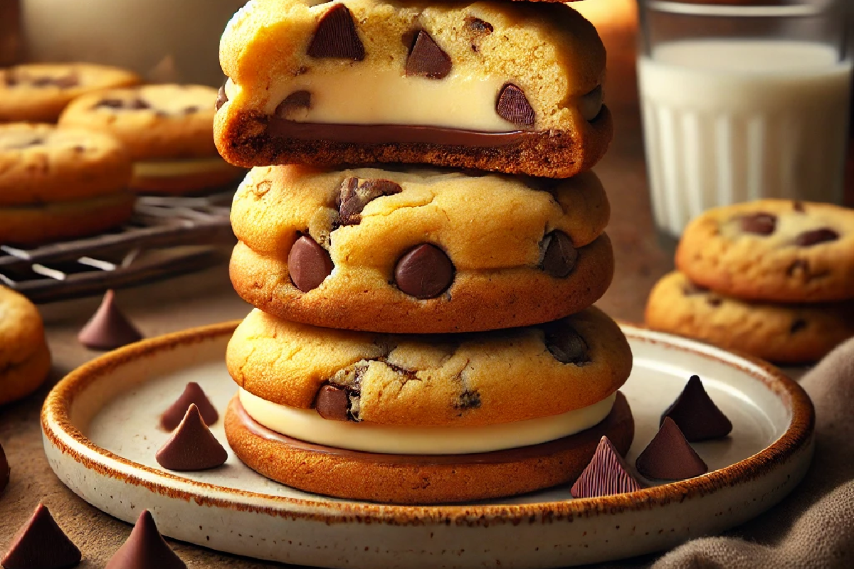 Cheesecake Stuffed Chocolate Chip Cookies