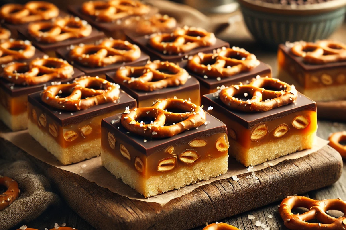 Pretzel Toffee Bars