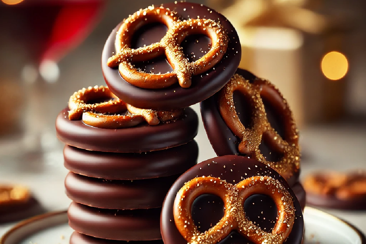 Chocolate Pretzel Coins