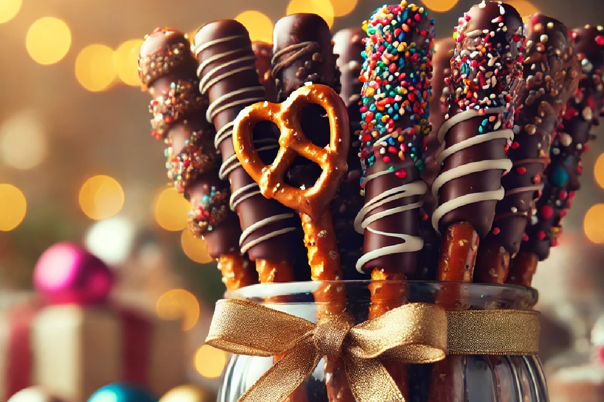 Chocolate-Covered Pretzel Rods