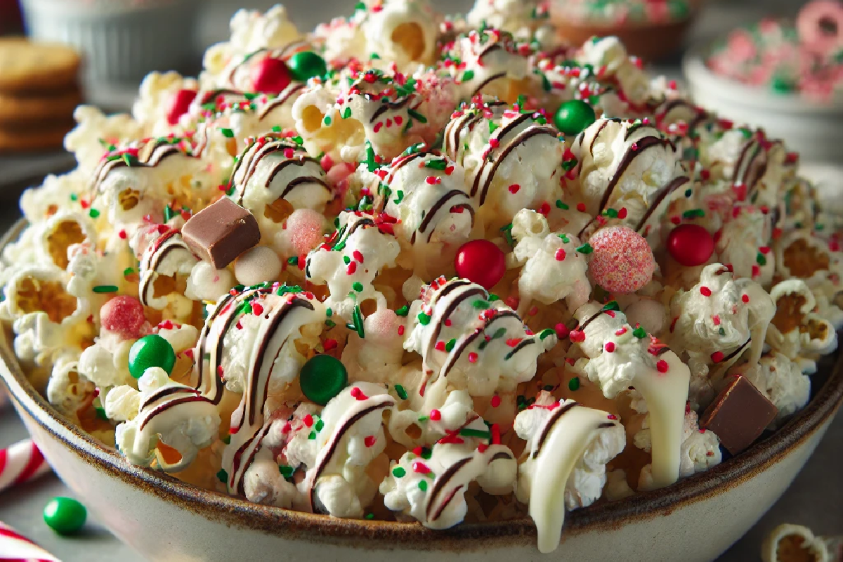 Christmas Crunch Popcorn