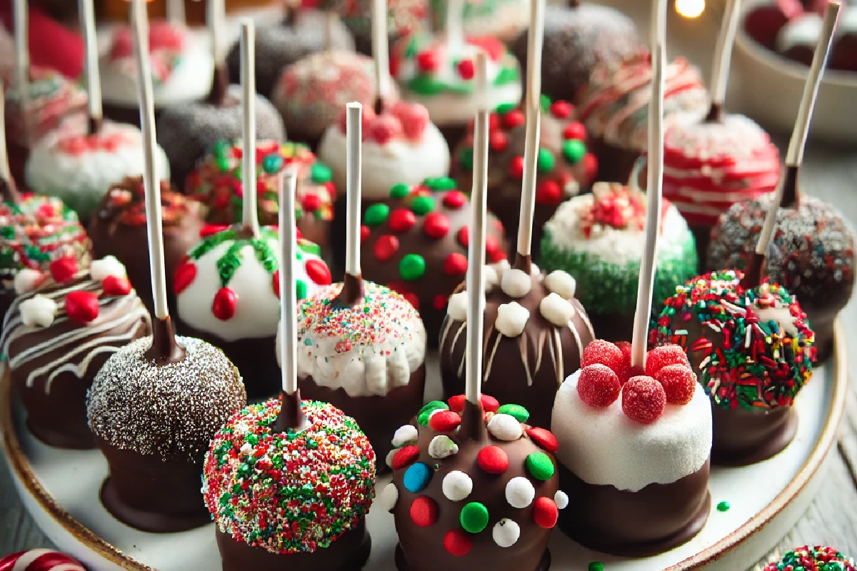 Holiday Marshmallow Pops