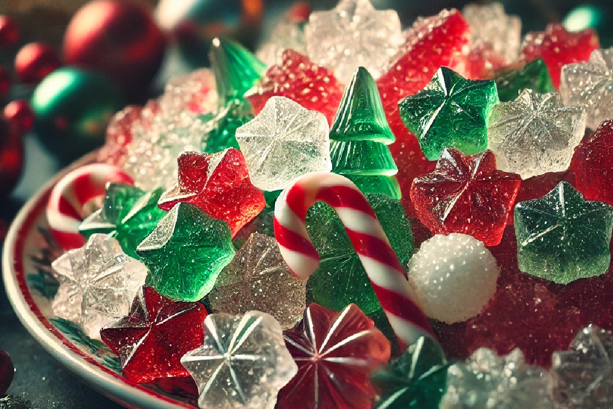 Christmas Rock Candy