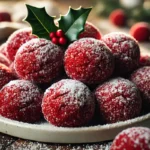 Red Velvet Snowball Cookies