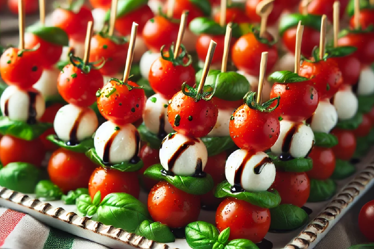 Mini Caprese Skewers