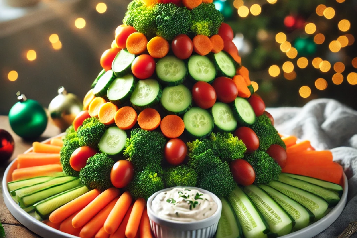 Christmas Tree Veggie Platter