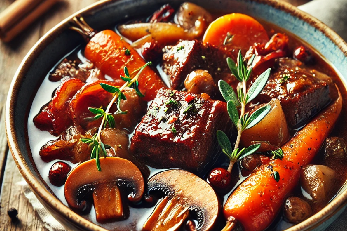 French Beef Bourguignon