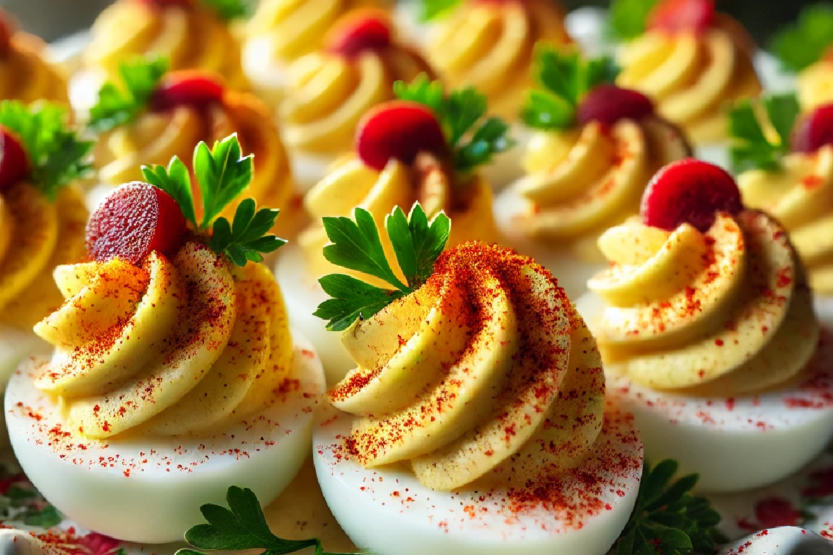 Christmas Deviled Eggs