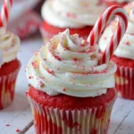 Candy Cane Cupcakes