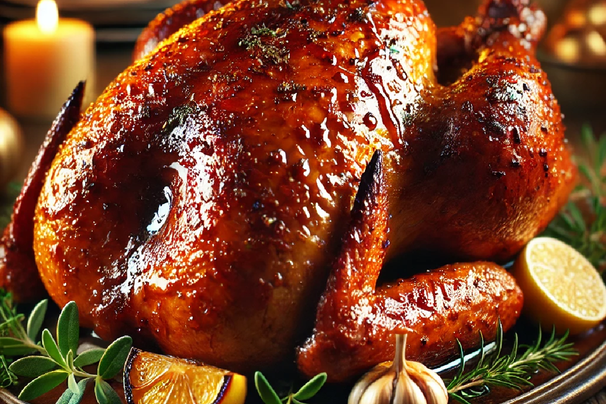 Maple-Butter-Glazed Turkey