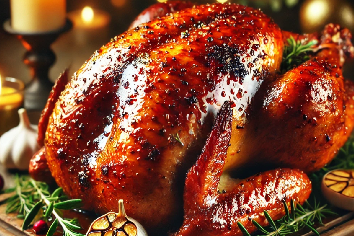 Maple-Butter-Glazed Turkey