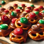 christmas Rolo Pretzels