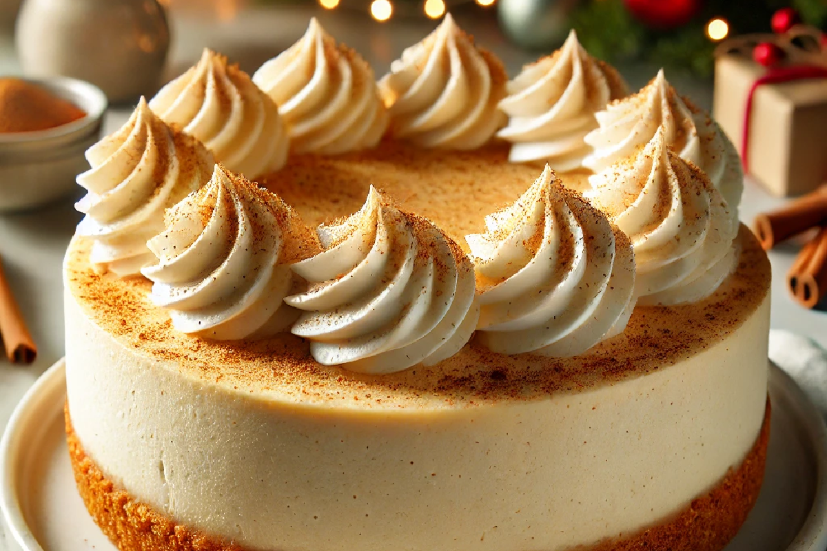 Eggnog Cheesecake