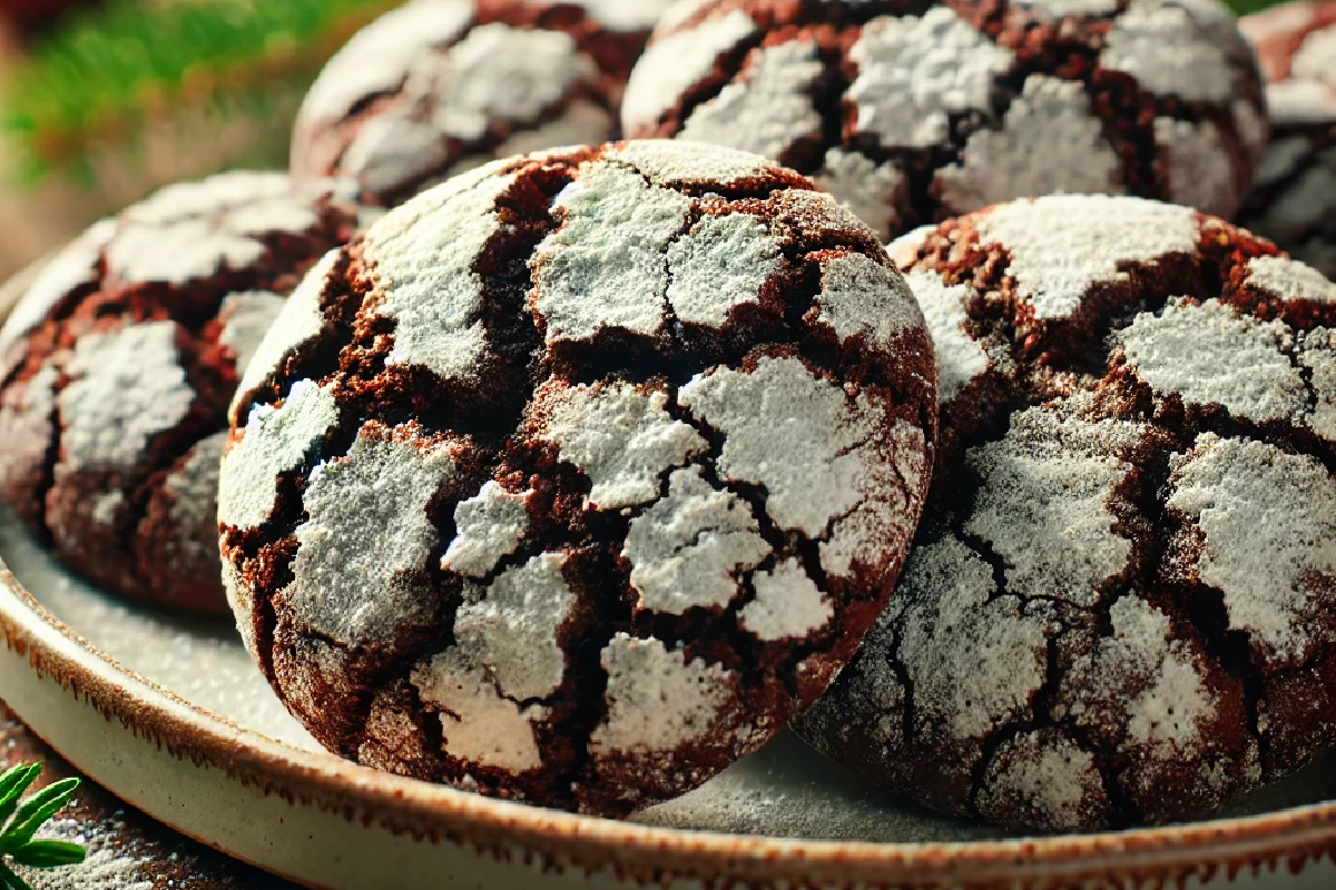 Chocolate Crinkle Cookies