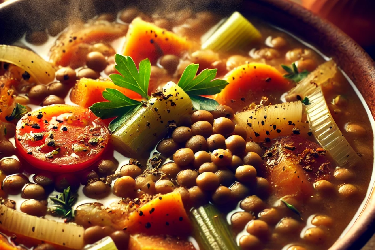 Slow Cooker Lentil Soup