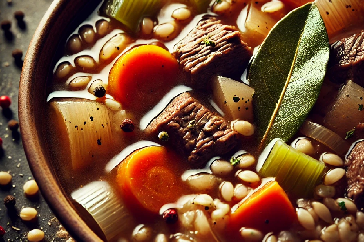 Slow Cooker Beef Barley Soup